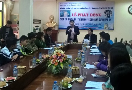 Thi hùng biện “Trẻ em nói về Công ước quyền trẻ em”